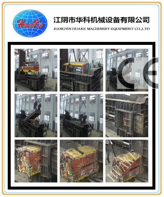 Y81f-400 Veilige Hydrautic-de Pers van de Schrootauto Recyclingsmachine