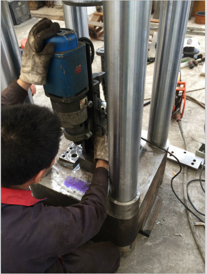Verticale de Persmachine van het Ijzerbriketteren (automatisch PLC)