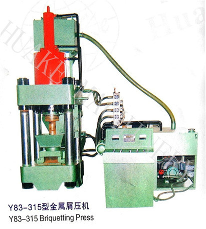 Y83-500 Hydraulische Schroot Chips Briqueting Press