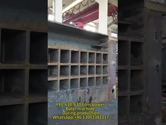 Y81-630 balmachine voor metaalschroot.balpress voor metaalschroot