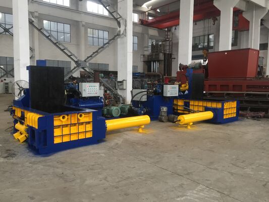 Kopen 160 Ton Force Aluminium Scrap Press Machine met automatische PLC-besturing voor 300×300 mm Bale Size online manufacture
